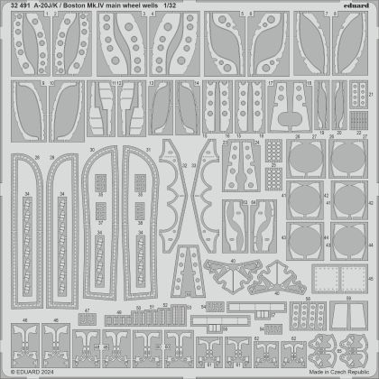 1:32 Douglas A-20J/K Havoc / Boston Mk.IV / Boston Mk.IV main wheel well