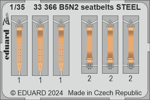 1:35 Nakajima B5N2 Type 97 Kate seatbelts STEEL