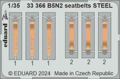 1:35 Nakajima B5N2 Type 97 Kate seatbelts STEEL
