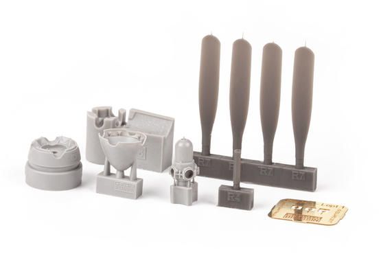 1:48 P-51B/P-51C Mustang Hamilton Standard propeller uncuffed