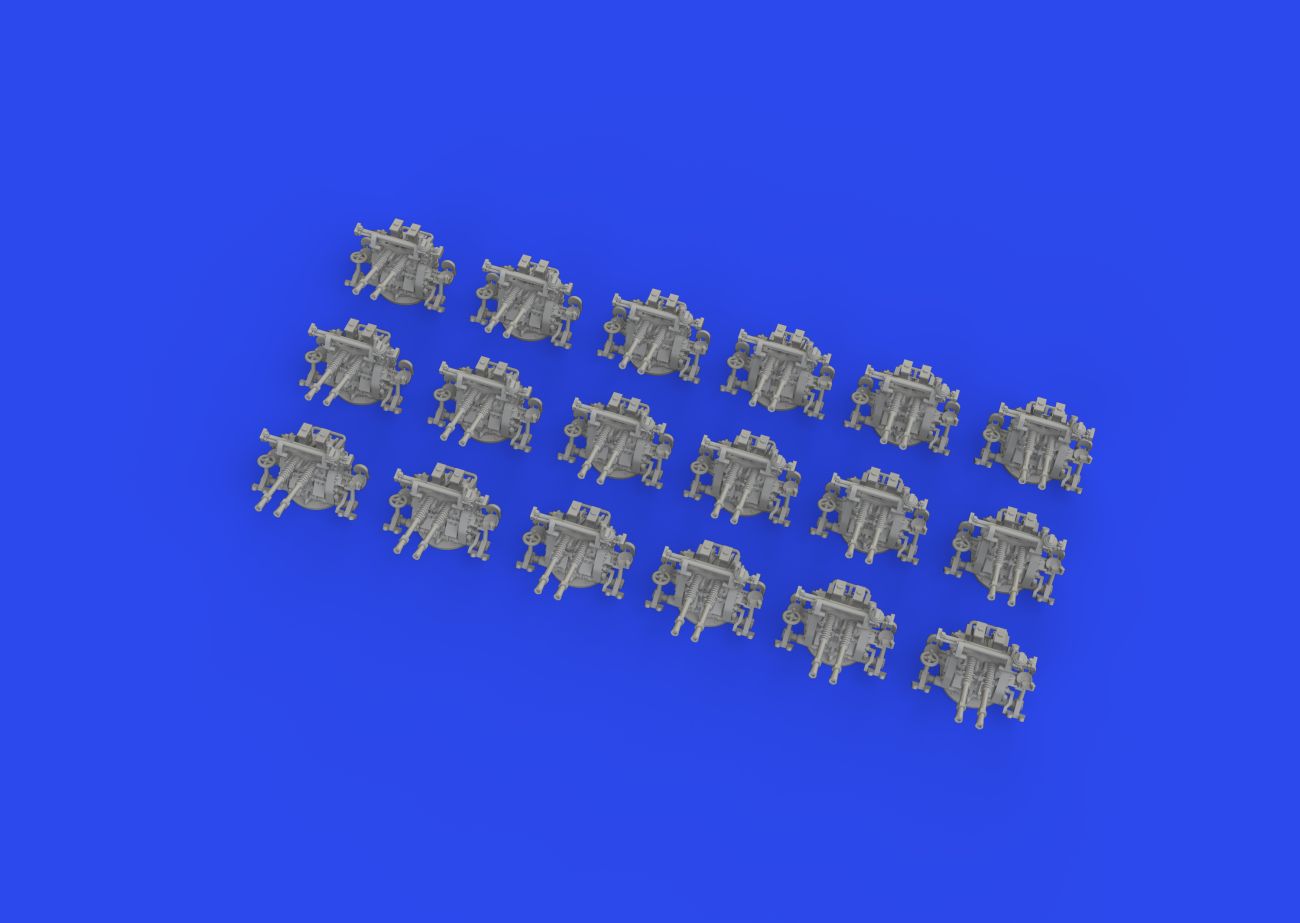 1:350 IJN Type 96 25mm AA gun (double) PRINT