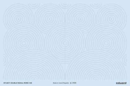 1:48 Double radial rows of 3D rivets - raised rivets applied as a decal
