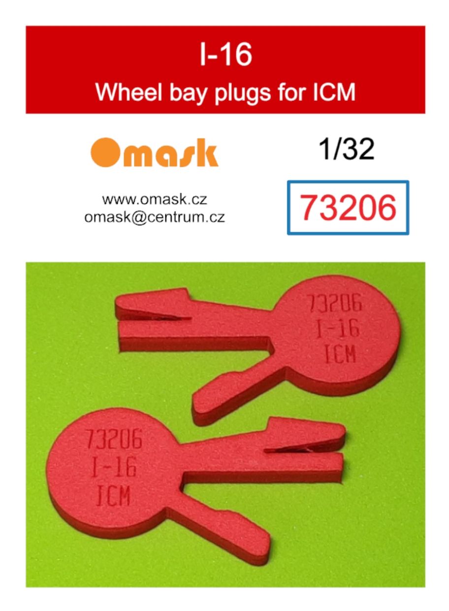 1:32 I-16 wheel bay plugs (for ICM)