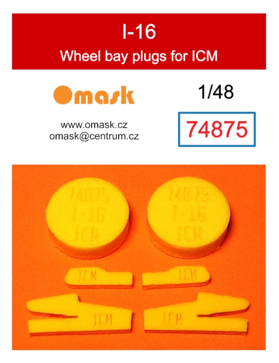 1:48 I-16 wheel bay plugs (for ICM)