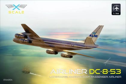 1:144 Airliner DC-8-53 - Long-Range, Narrow-Body Passenger Airliner (KLM)