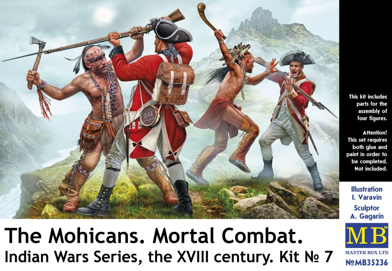 1:35 The Mohicans. Mortal Combat. Indian Wars Series, the XVIII century. Kit № 7
