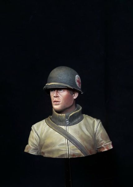 1:12 Bust U.S Medic in Ardennes