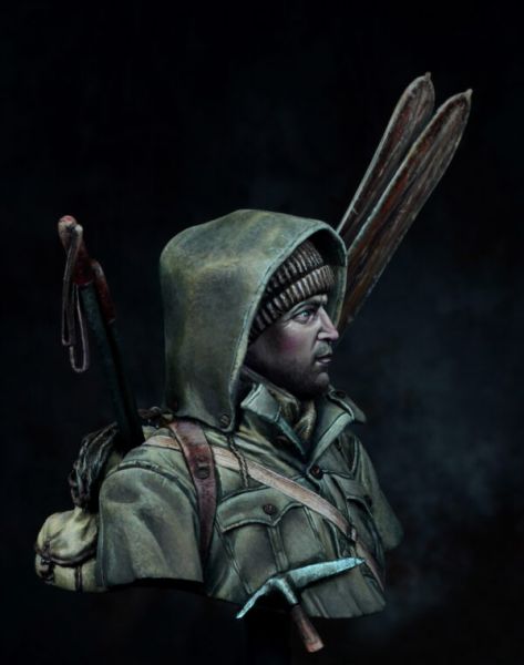 1:12 Bust Foreign Legion Skier