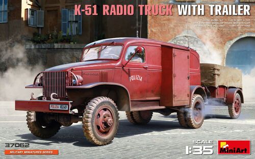 1:35 K-51 RADIO TRUCK WITH TRAILER