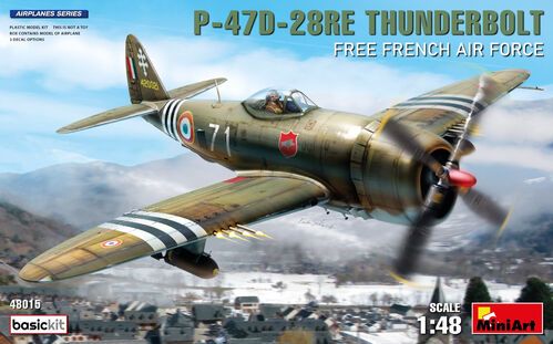 1:48 P-47D-28RE THUNDERBOLT. FREE FRENCH AIR FORCE