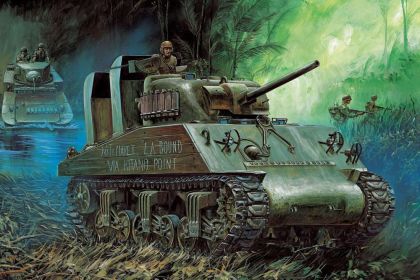 1:35 USMC M4A2 Sherman 75mm 'Pacific Theater'