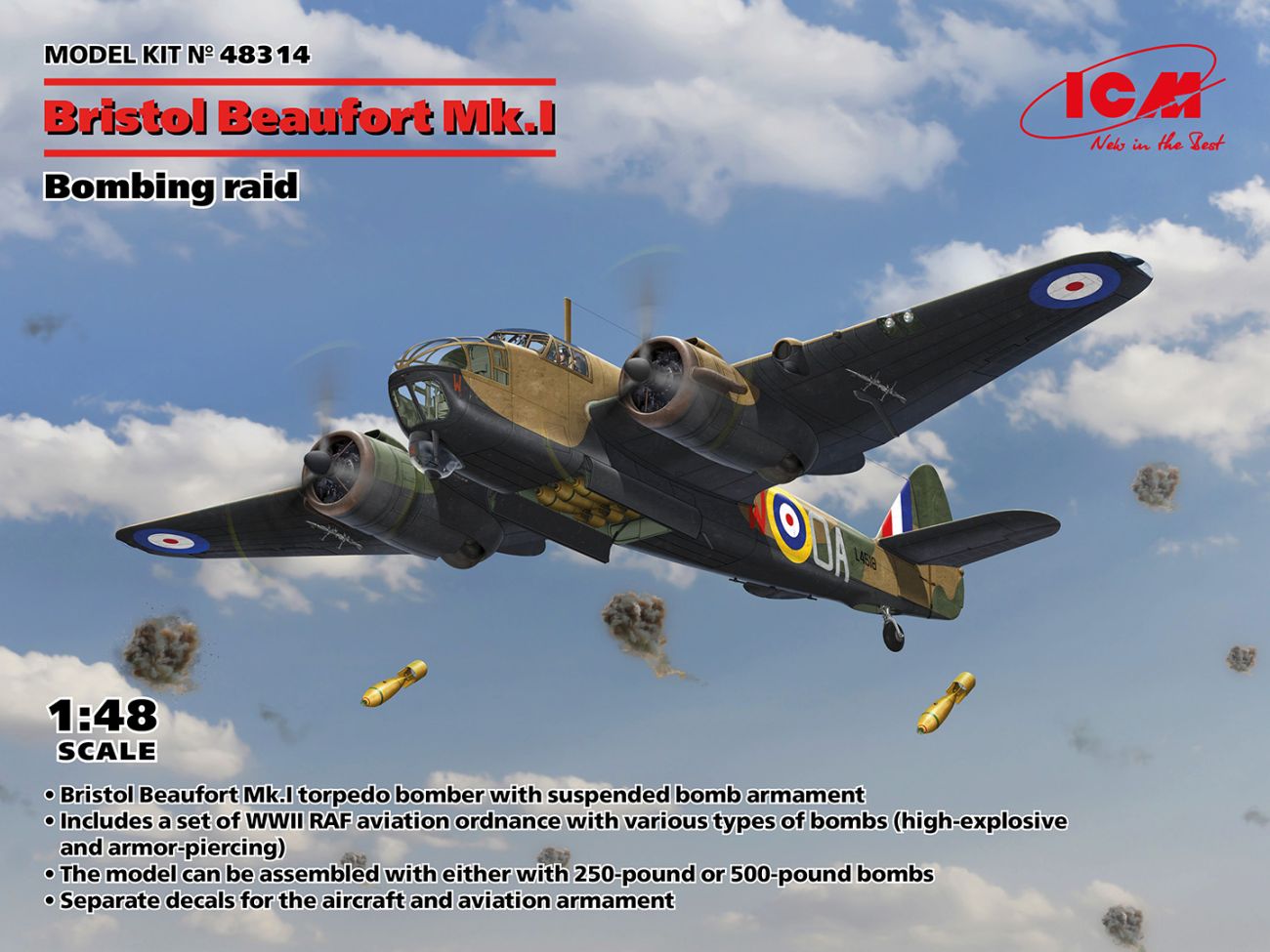 1:48 Bristol Beaufort Mk.I.