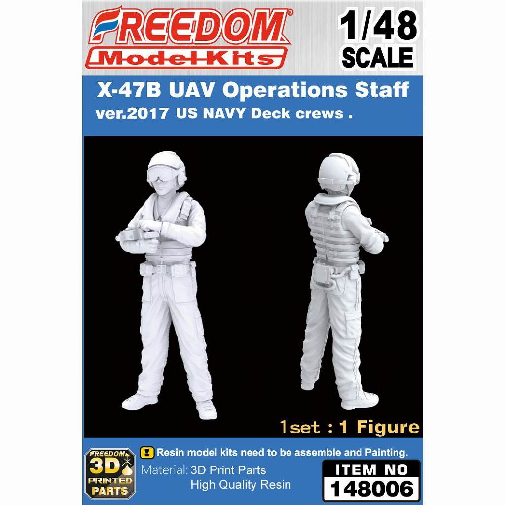1:48 X-47B UAV Operations Staff ver. 2017 US Navy Deck Crew