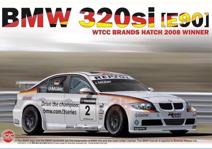 1:24 BMW 320SI E90 WTCC BRANDS HATCH 2008 WINNER