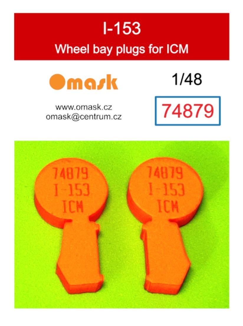 1:48 I-153 wheel bay plugs (for ICM)
