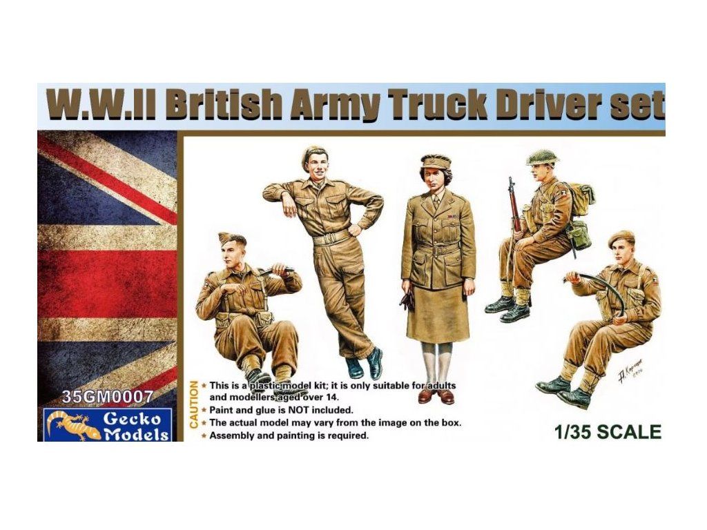 1:35 WW II British Army Truck Driver Set 