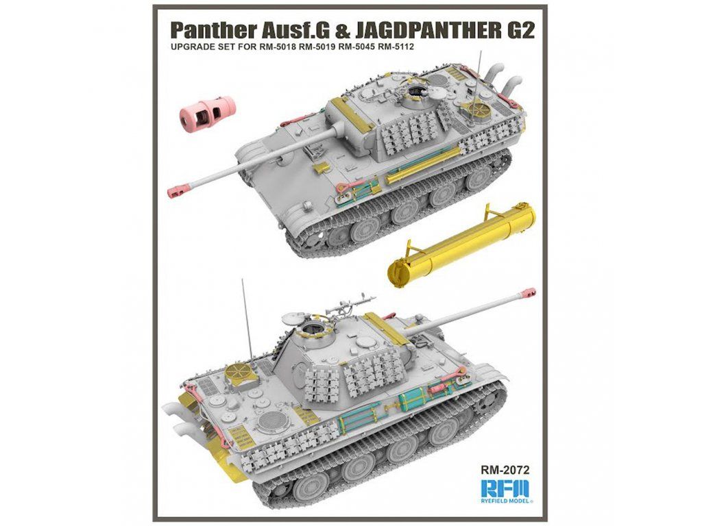 1:35 Panther Ausf.G & Jagdpanther G2 upgrade set