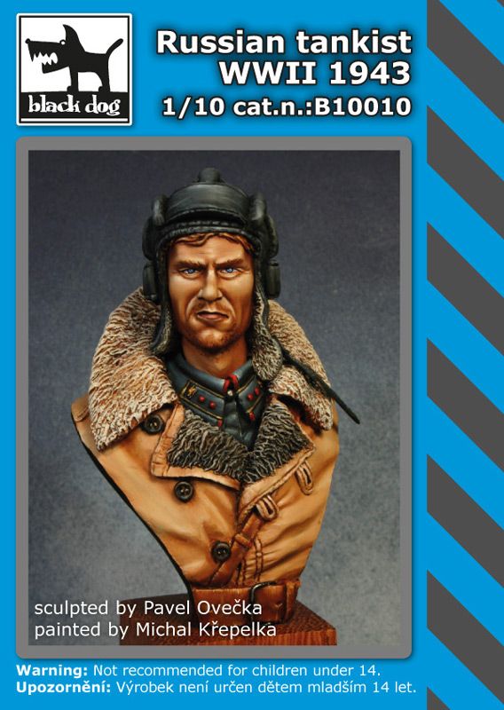 1:10 Russian tankist WW II 1943