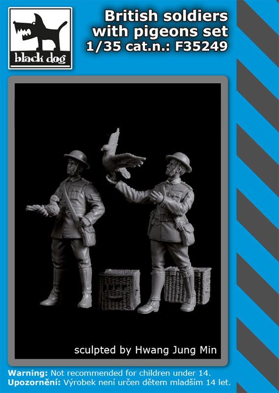 1:35 British Soldier With Pigeon Set