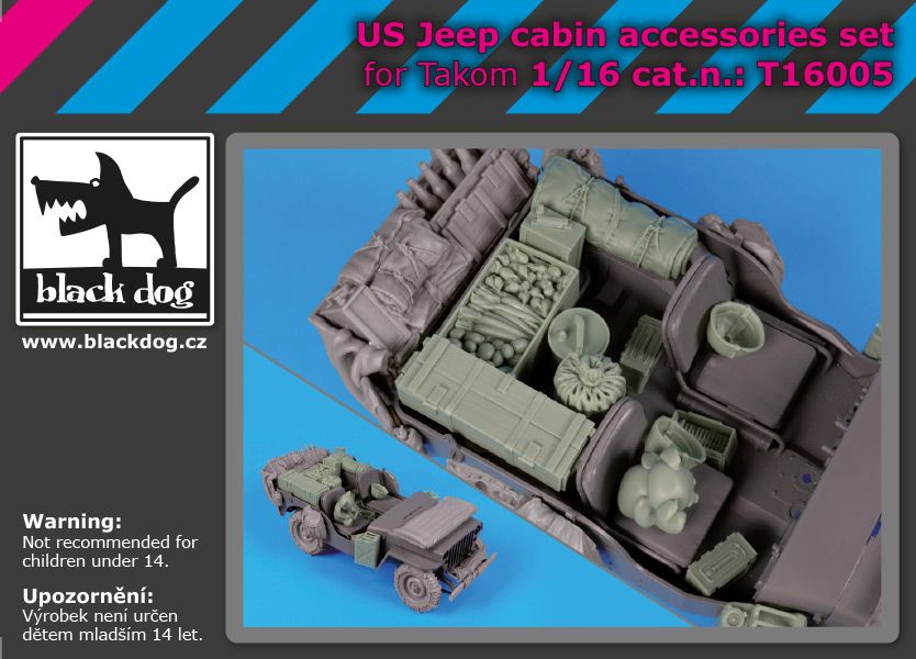 1:16 US Jeep - Cabin Accessories Set