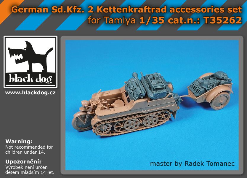 1:35 German Sd.Kfz 2 Kettenkrattrad - Accessories Set (for Tamiya kits)