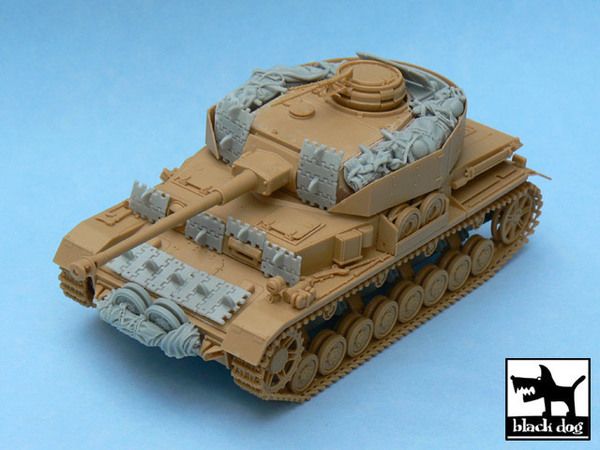 1:48 Pz.Kpfw. IV Ausf J accessories set for Tamiya 32518, 20 resin parts