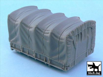 1:48 US 2 1/2 ton Cargo Truck cargo bay canvas for Tamiya 32548, 1 resin part
