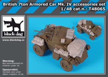 1:48 British 7ton Armored Car Mk.IV accessories set