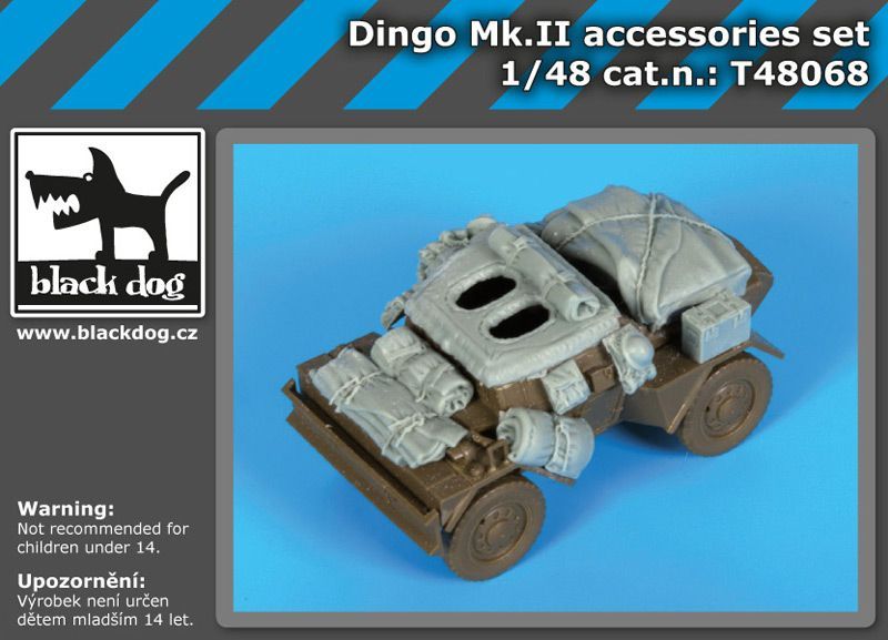 1:48 Dingo MK II Aáccessories set for Tamiya