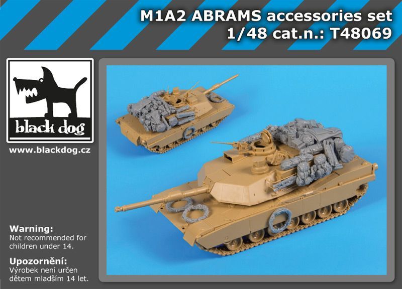 1:48 M1A2 Abrams accessories set for Tamiya