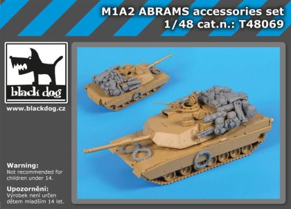 1:48 M1A2 Abrams accessories set for Tamiya