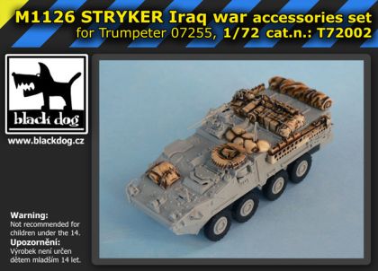 1:72 M1126 STRYKER Iraq War for Trumpeter 07255, 7 resin parts
