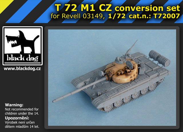 1:72 T72 M1 CZ for Revell 03149, 1 resin part