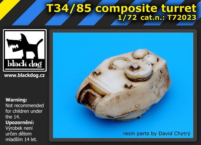 1:72 T34/85 composite turet