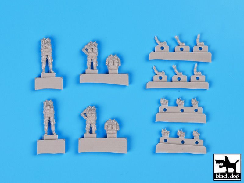 1:72 German modern tank crew