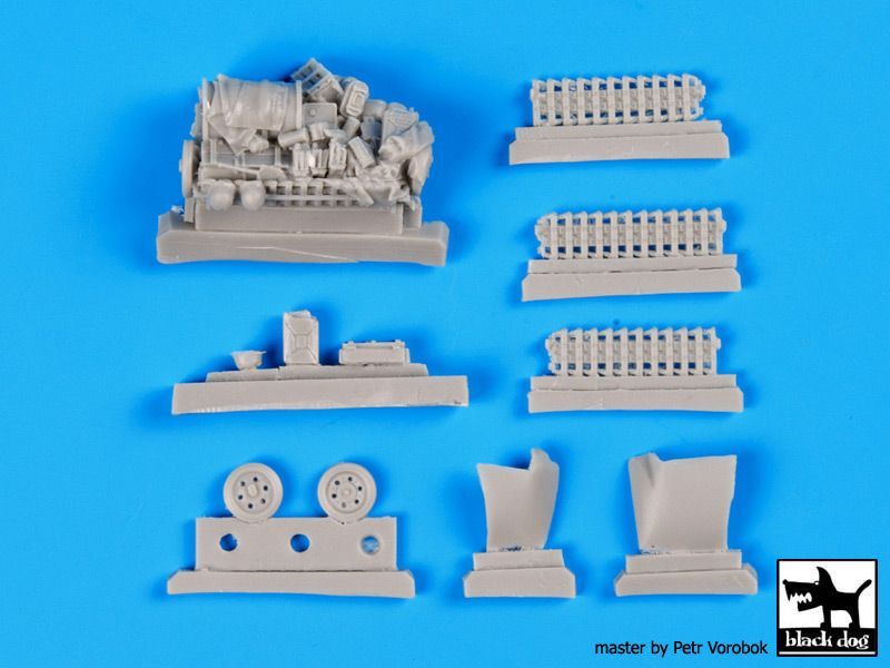 1:72 Stug III accessories set