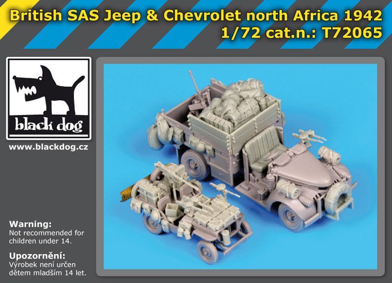 1:72 British SAS jeep - chevrolet SAS