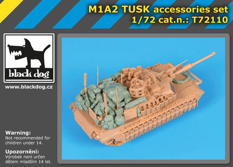 1:72 M1A2 TUSK accessories set for Tiger model