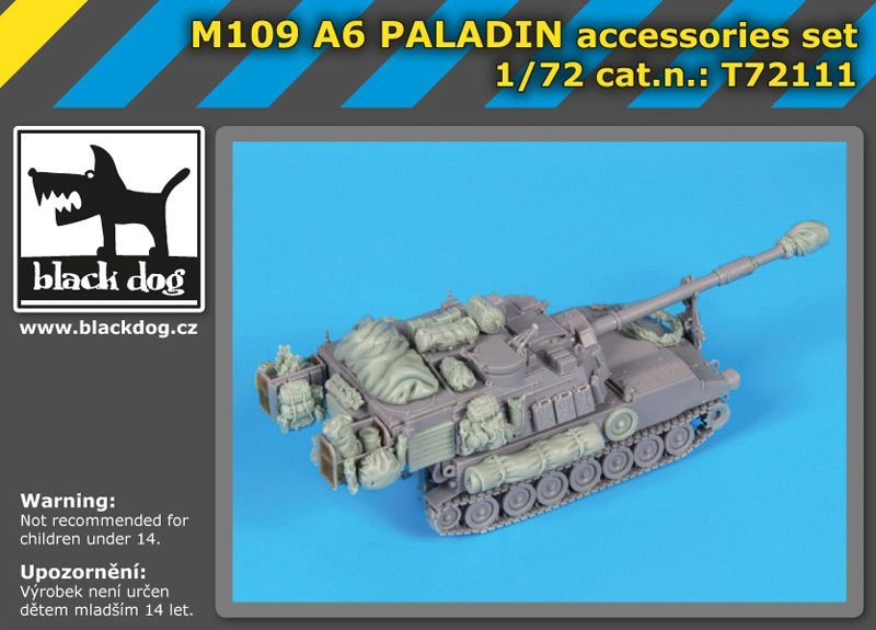 1:72 M109 A6 Paladin accessories set for Riich models
