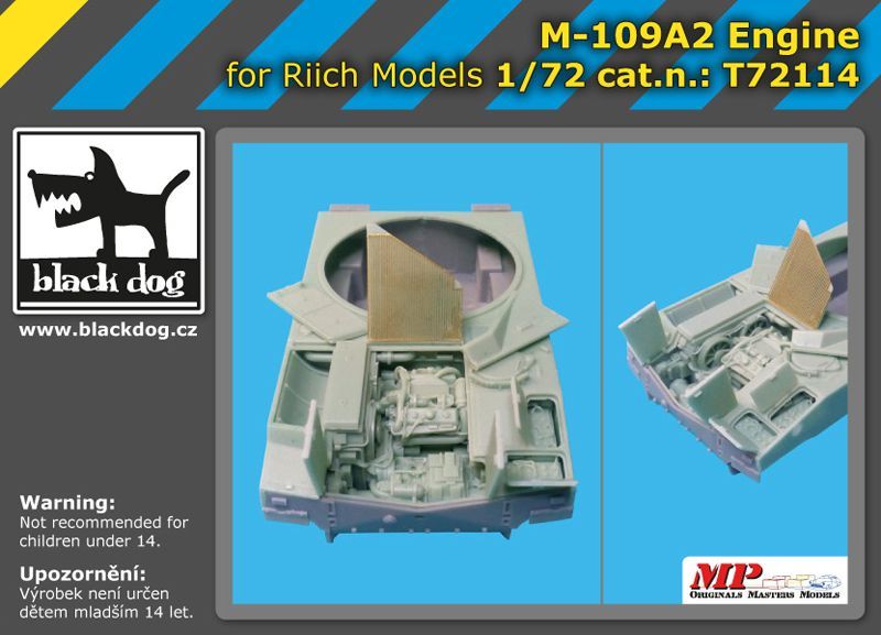 1:72 M-109A2 Engine for Riich models