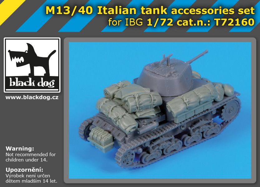 1:72 M13/40 Italian Tank - Accessories Set (for IBG Models kits)