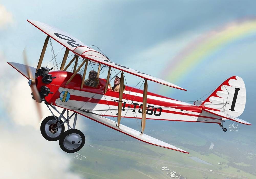 1:72 Caproni Ca.100 'Radial Engine' - Italian Training Aircraft