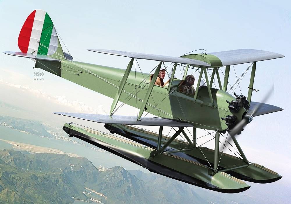 1:72 Caproni Ca.100 'Float And Radial Engine' - Italian Training Aircraft