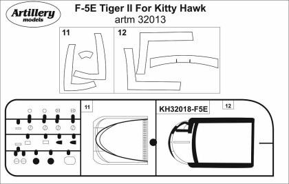 1:32 F-5E Tiger II for Kitty Hawk