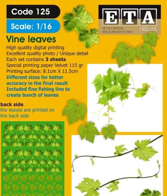 1:16 Vine Leaves