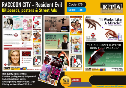 1:35 Raccoon City - Billboards, posters & Street Ads