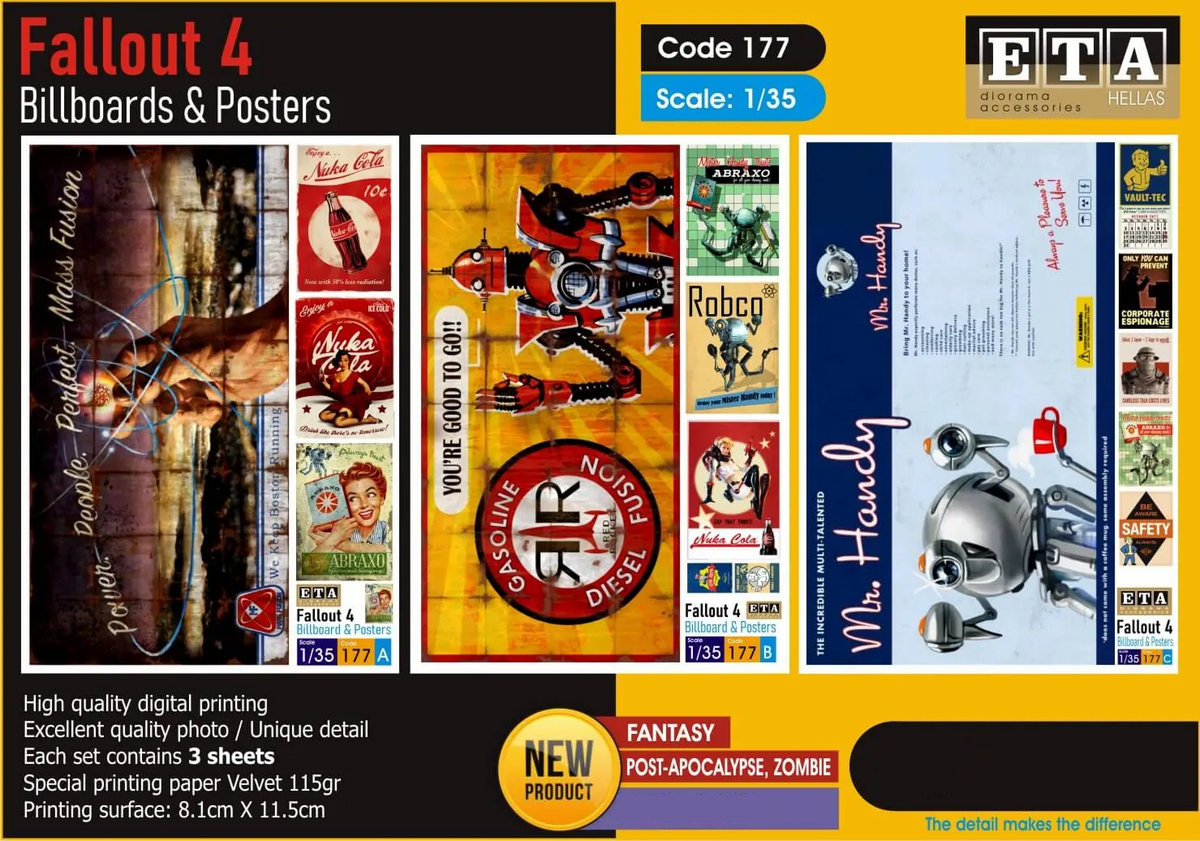 1:35 Fallout 4 - Billboards & posters