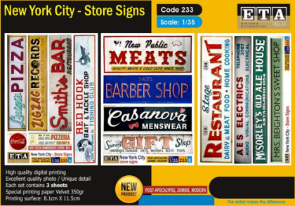 1:35 New York - Store Signs