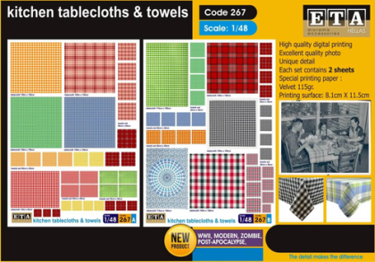 1:48 Kitchen Tablecloths & Towels