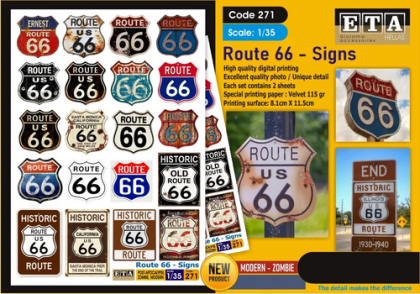 1:35 Route 66 - Signs